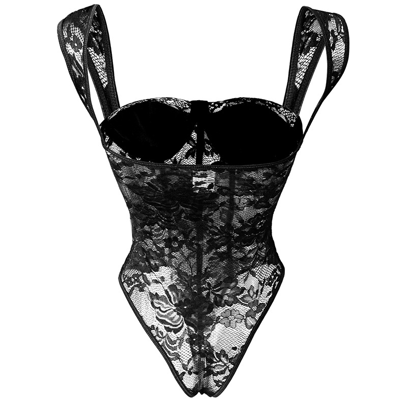 Corseta de cordón 3 huesos de dama cinturón de pecho corseja de Europa y América chaleco de forma transpirable