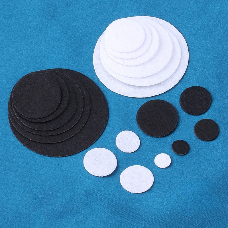 DIY 수제 부직포 디스크 부직포 수제 꽃 INTERLINING 패브릭 머리핀 브로치 INTERLINING 패브릭 만들기