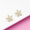 Silver needle, fashionable universal earrings, silver 925 sample, internet celebrity, simple and elegant design