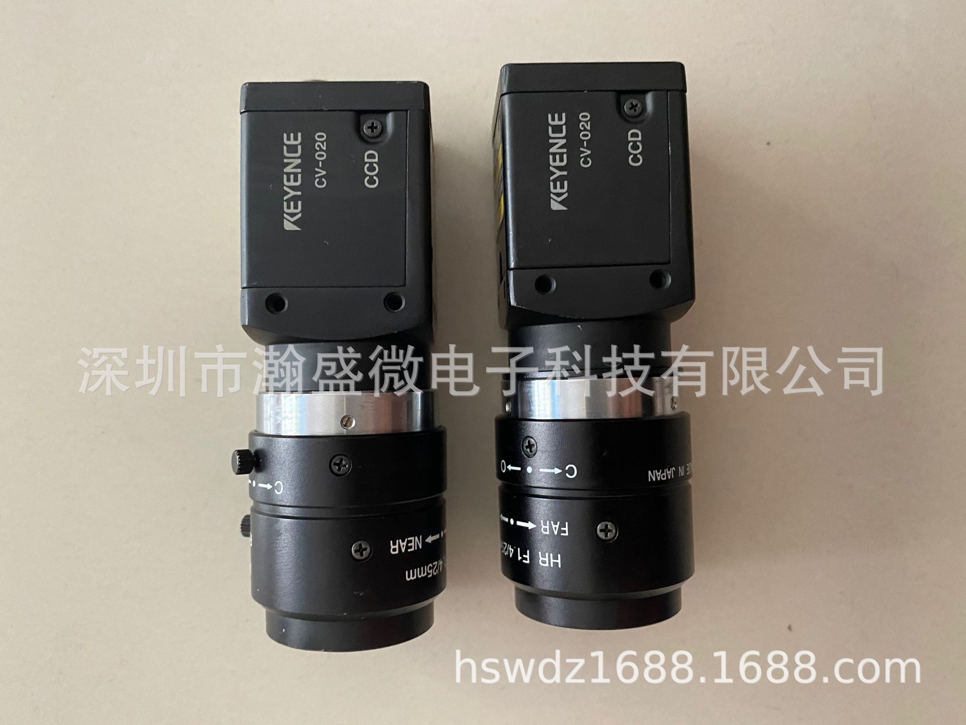 基恩士 视觉相机 工业相机 CV-020 二手9新带镜头
