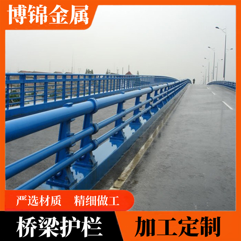 量大从优 桥梁防撞护栏 加厚不锈钢喷塑栏 景观护栏 练车场防撞栏