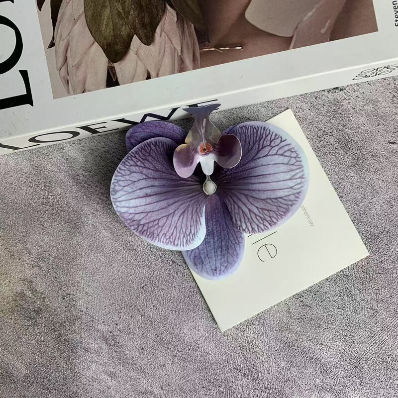 ネット赤蝶蘭花頭3dプリントフィルムシミュレーションdiyカード装飾花9センチお土産喜糖箱|undefined