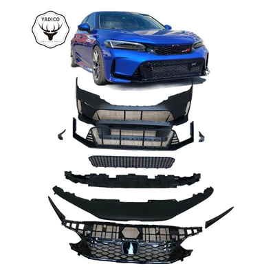 Suitable for Honda Civic Tr Model Modified Full Surround Kit 2022+ Plastic Bumper (Bumper)