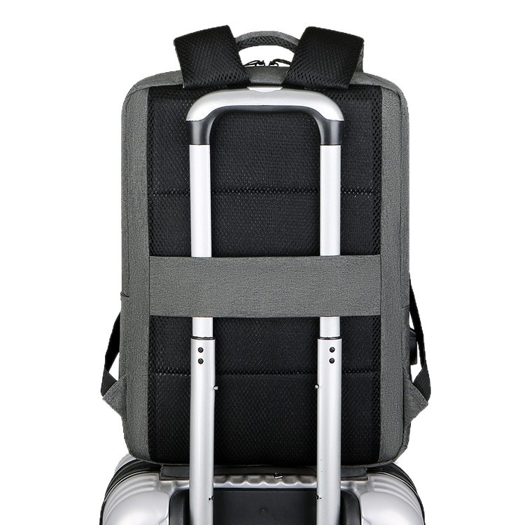 Business Backpack For Men With Usb Port Charging Travel Laptop Bag_voghion.com