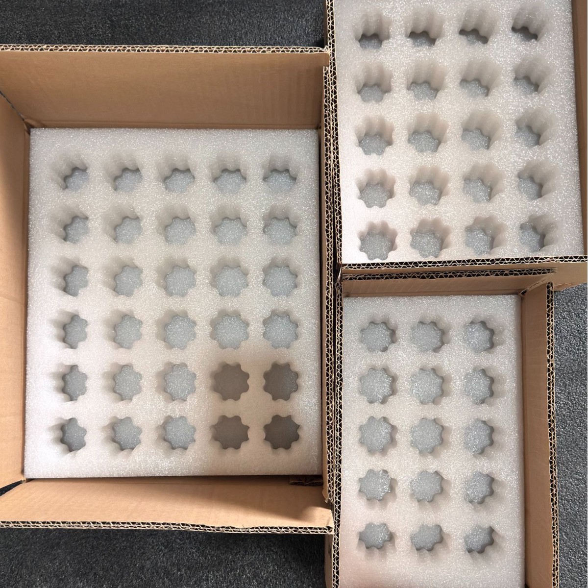 珍珠棉鸡蛋托包装盒快递专用泡沫垫鹅蛋托防震防摔带纸箱