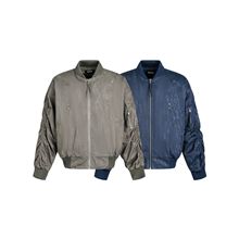 秋季新款美式复古小众宽松机车服外套男女款潮牌飞行员夹克棒球服