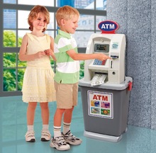 過家家取款機幼兒園兒童仿真銀行玩具道具ATM存錢取錢玩具代發