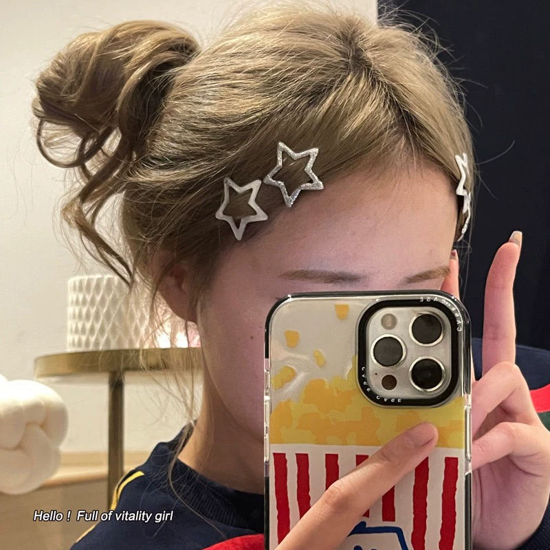 Заколка Hairgrip, милые челки, аксессуар для волос, интернет-знаменитость