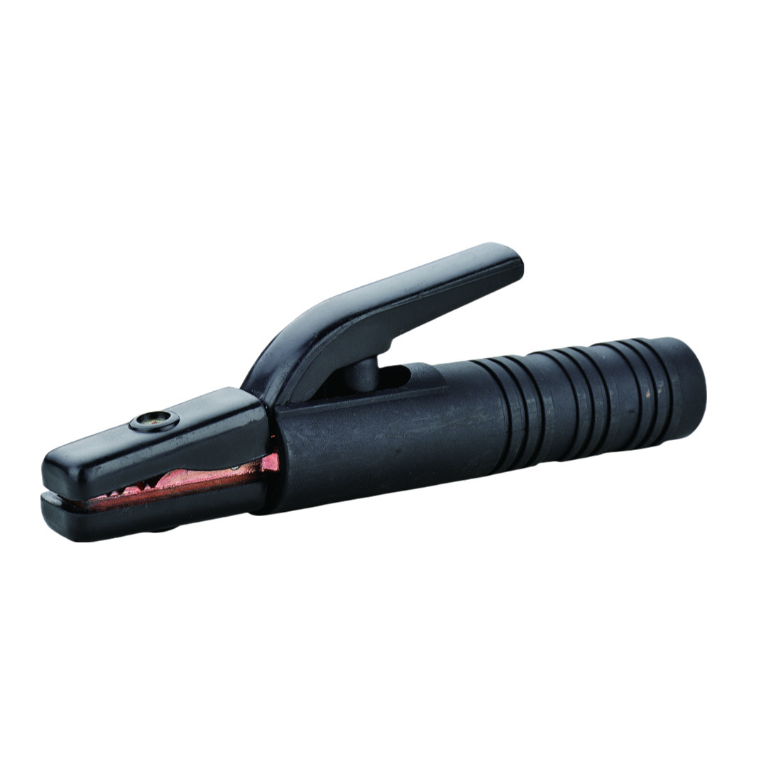 Pinzas de soldadura al por mayor de la fábrica de origen, pinzas de soldadura no calientes, clips de soldadura de diamante negro anticaídas, pinzas de soldadura de grado industrial de 500A. image 17