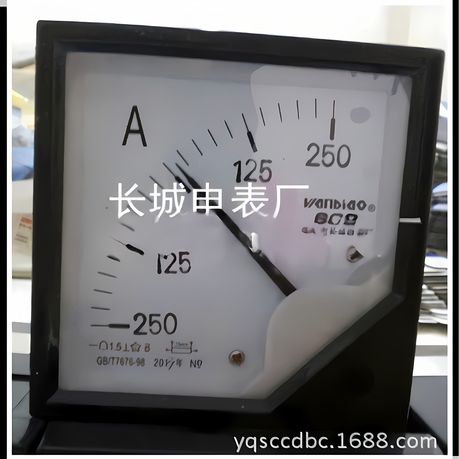 长城电表厂 6C2 +-250MA 直流指针电流表 厂家直销 80*80