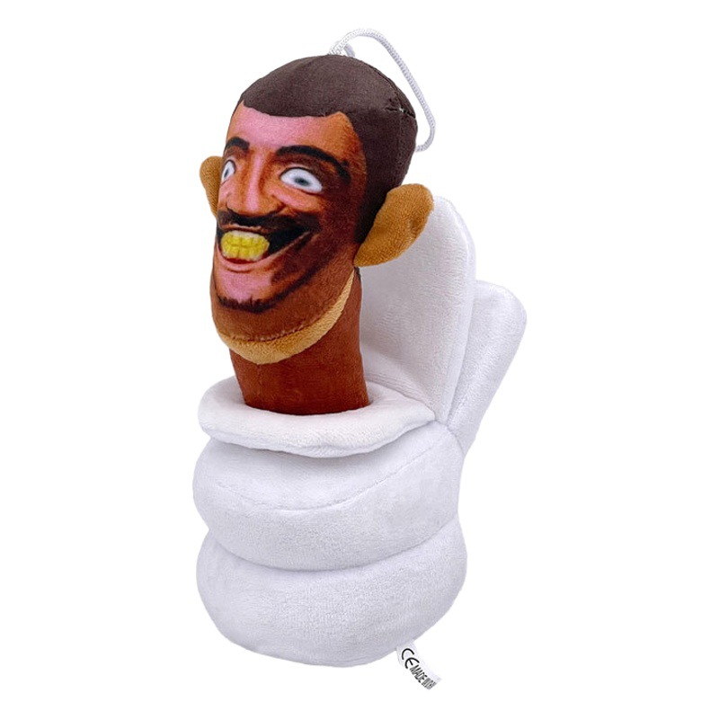 Transfronterizo skibidi toilet plush inodoro hombre Titán monitor hombre peluche muñeca juguetes para niños