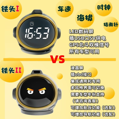 Iron Head, Vehicle HUD