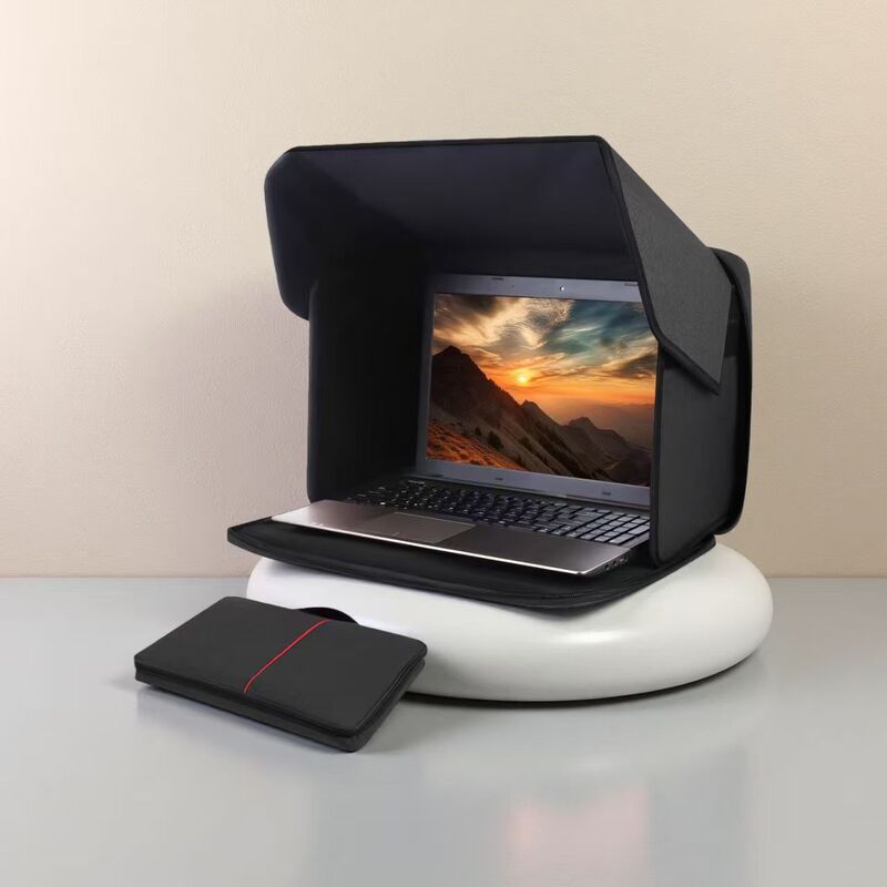 Laptop Sunshade Cover, Anti-Glare, Privacy Screen Cover, Foldable Anti-Peep Protective Cover