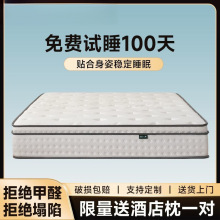 五星酒店席夢思海綿床墊乳膠椰棕20CM靜音獨立彈簧床墊家用