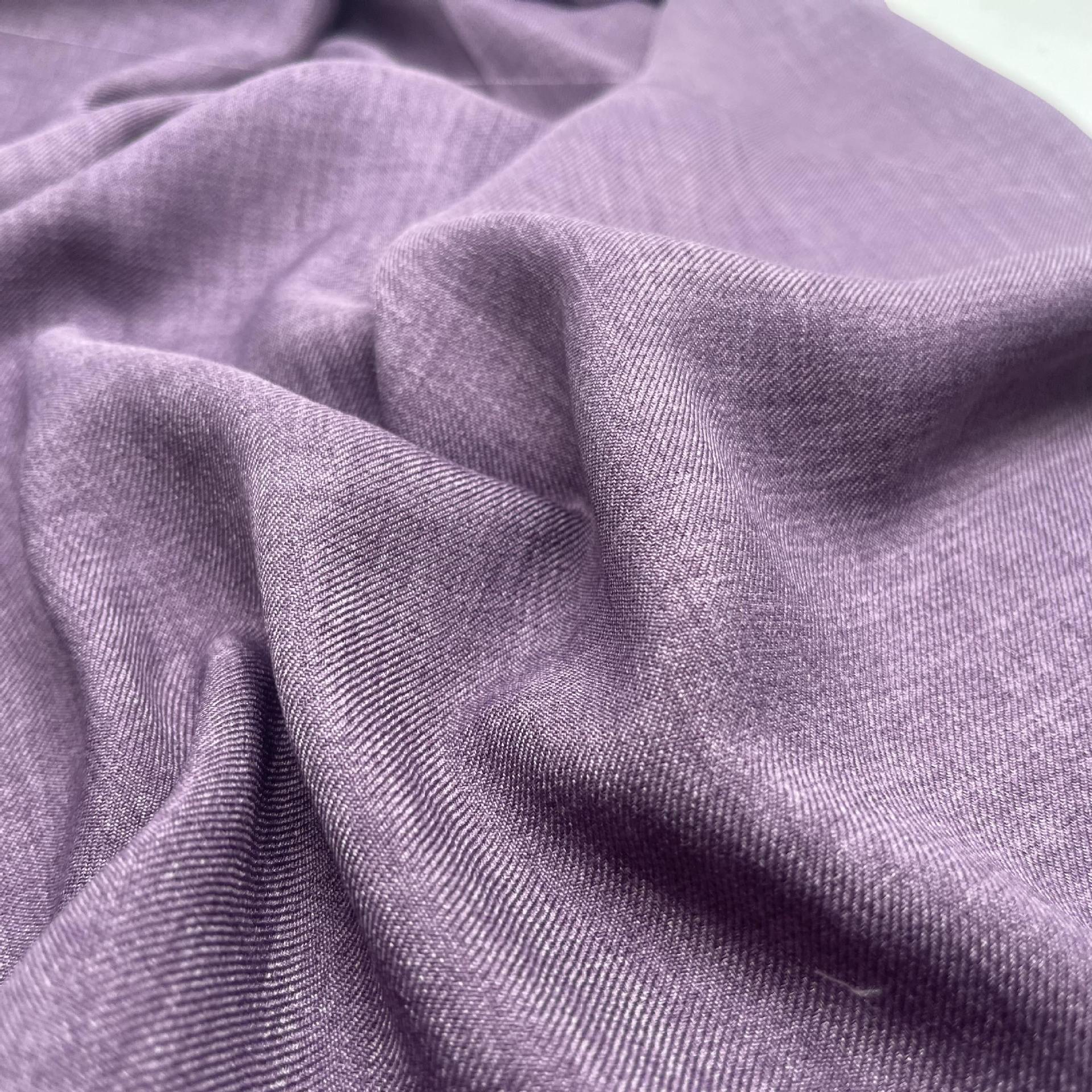 樂麗絲雙色仿麻 110g古風連衣裙褲料時裝春秋禪服面料 供應