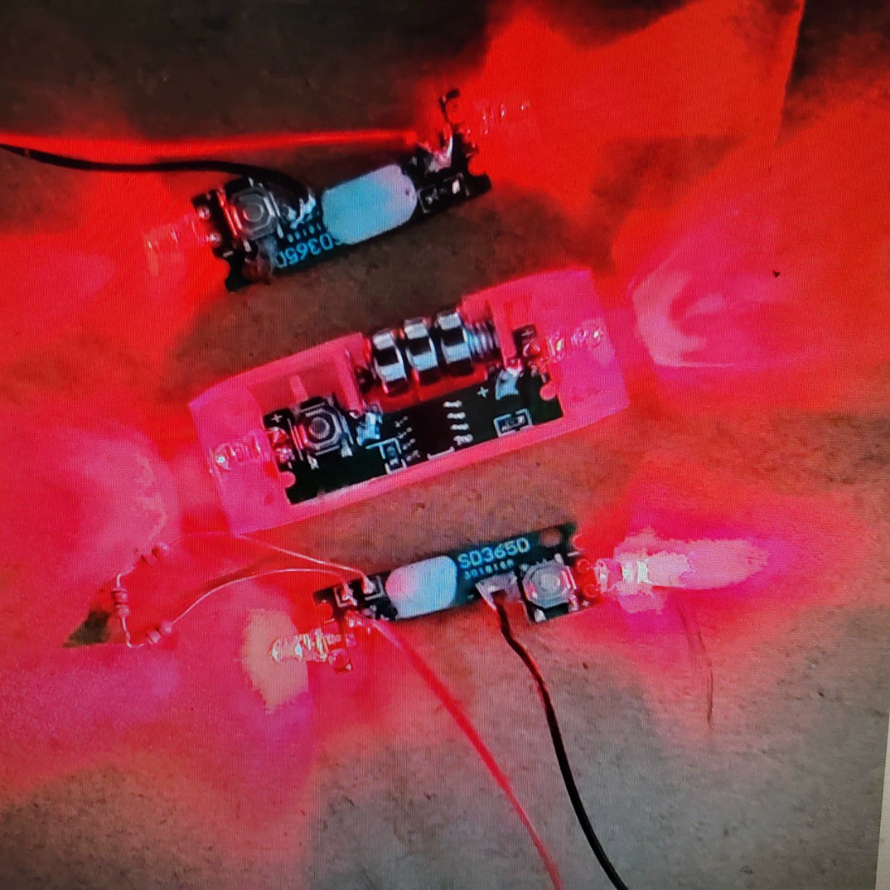 Прозрачный акриловый светящийся браслет PVC, схема/ Circuit