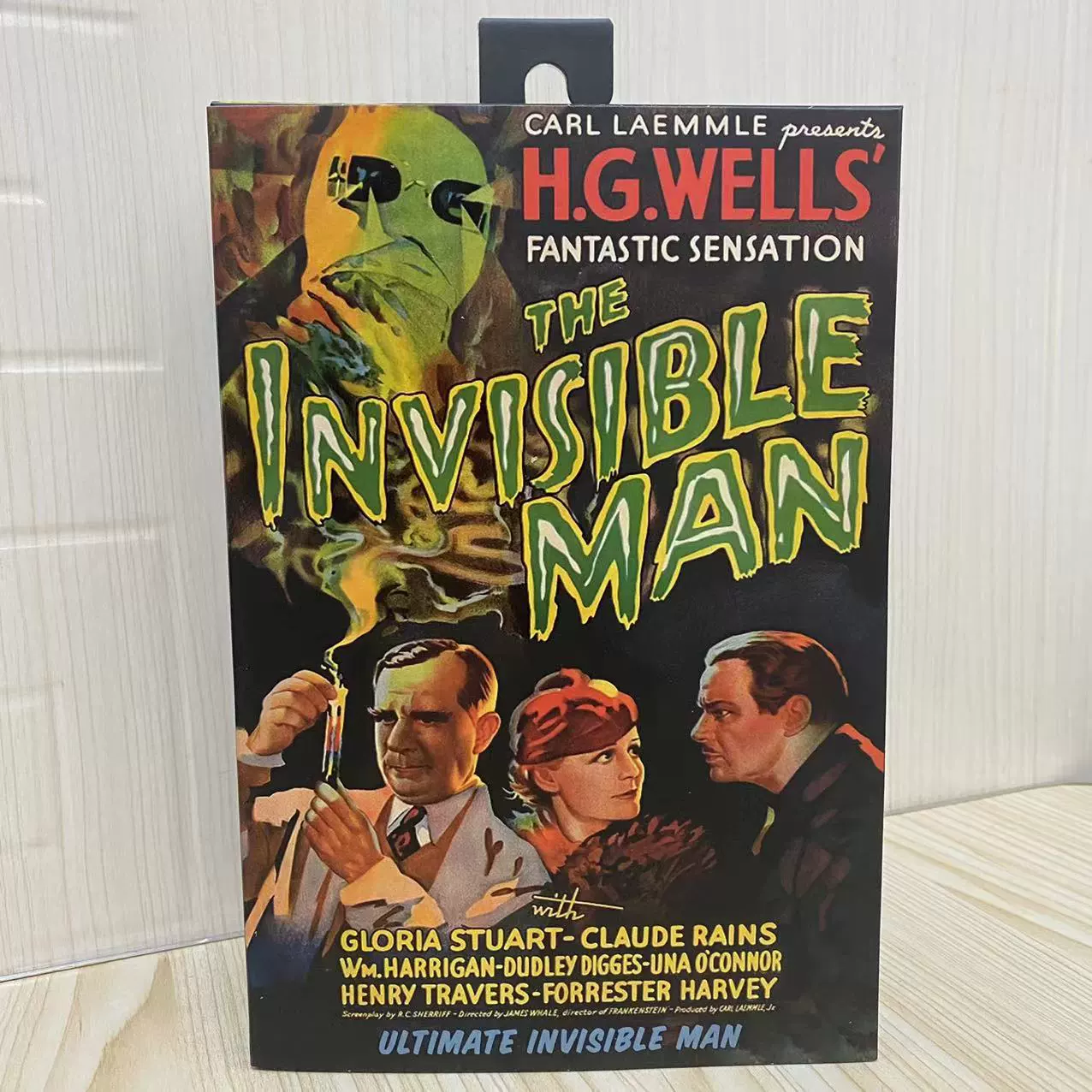 Настоящий NECA 04818 Global Monster Invisible Person 7-дюймовый движущийся Парис
