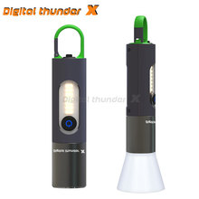 多功能手电筒登山挂钩P50充电手电露营灯罩工作侧灯便携手握式