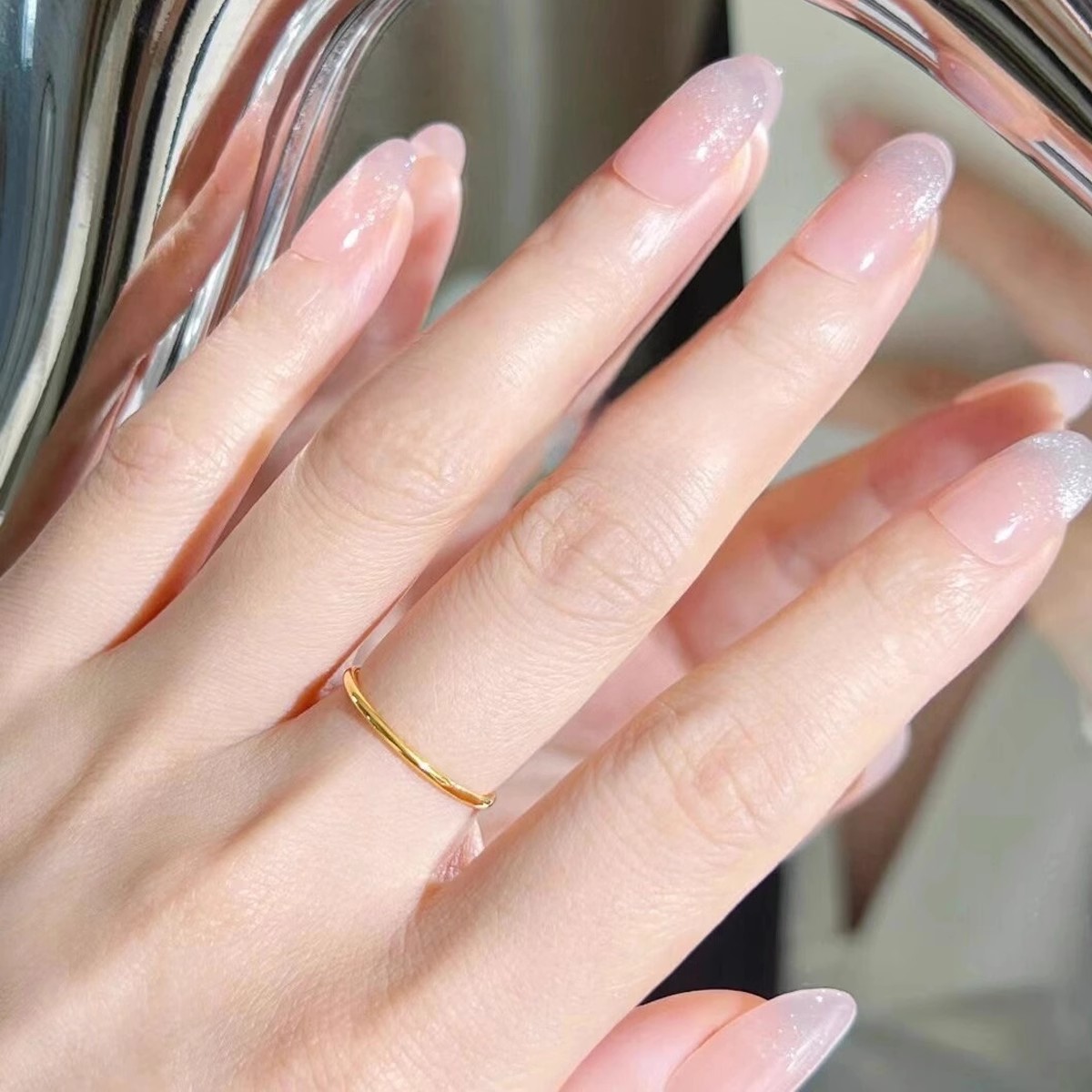 All Seasons Season 1 Piece 925 Sterling Silver Geometric Band Rings