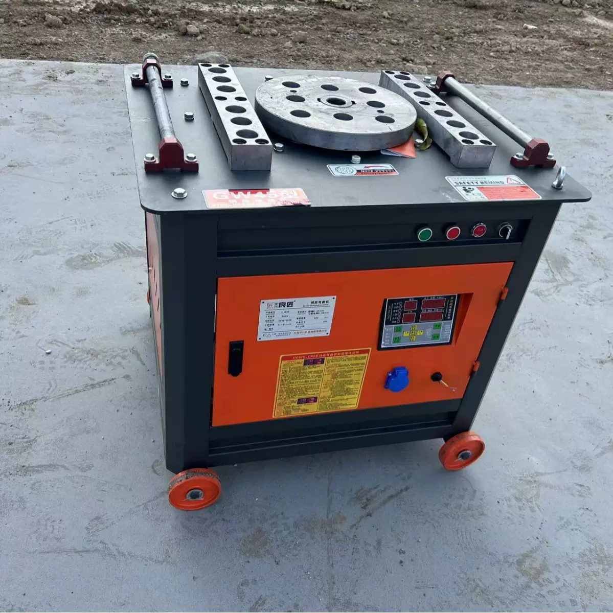 钢筋弯曲机gw40型脚踏数控手电动打折弯机齿轮涡轮大型螺纹弯箍机