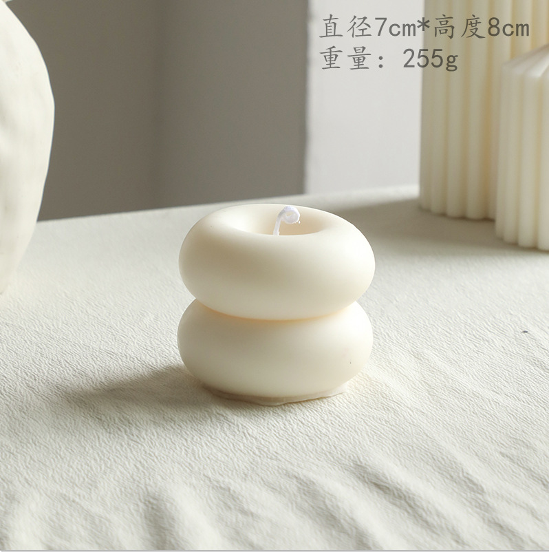 Nórdico simple viento blanco atmósfera sensación de guasa de aroma regalo de mano geometría decoración del hogar adornos transfronterizos