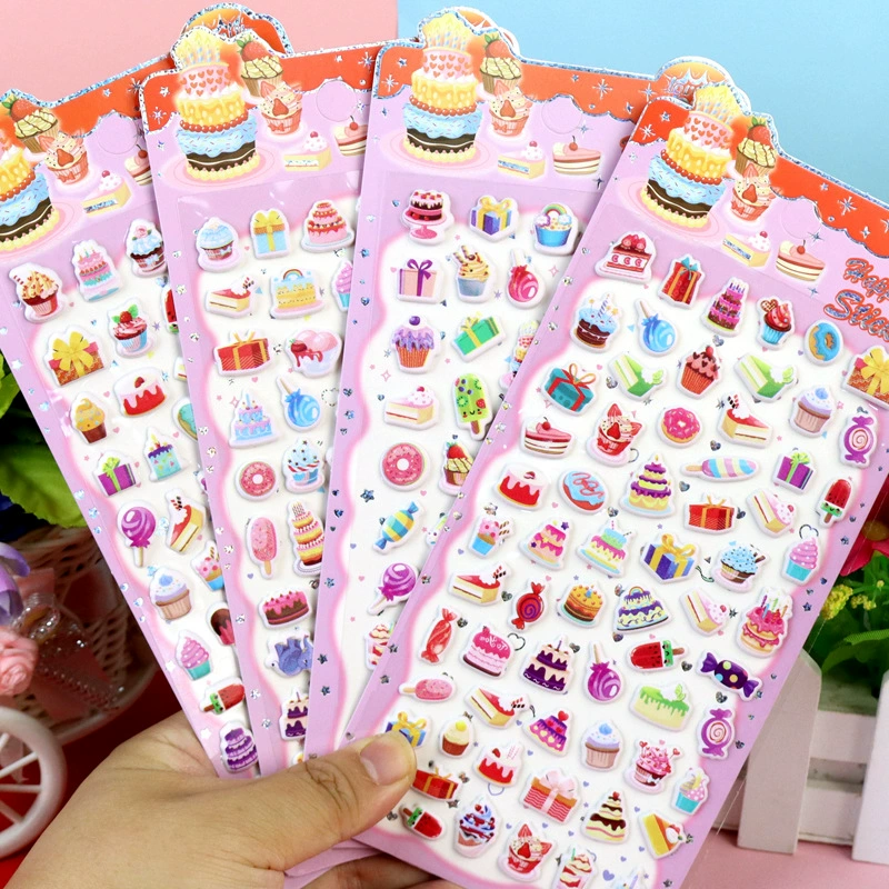 Sanrio, детский мультяшный динозавр, наклейка, панда