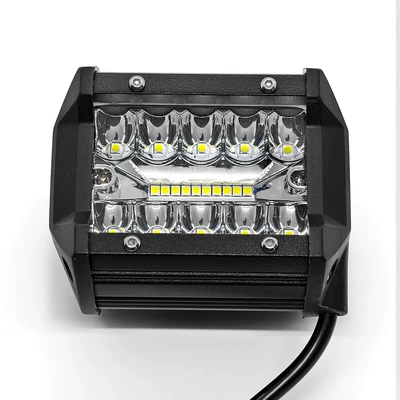 Car Truck Off-Road Led Work Light Three-Lens 4-Inch 60W External Auxiliary Car Light Spotlight Headlight Super Bright Strong Light (İşçi projektorları) - 4inch-60w-white-light