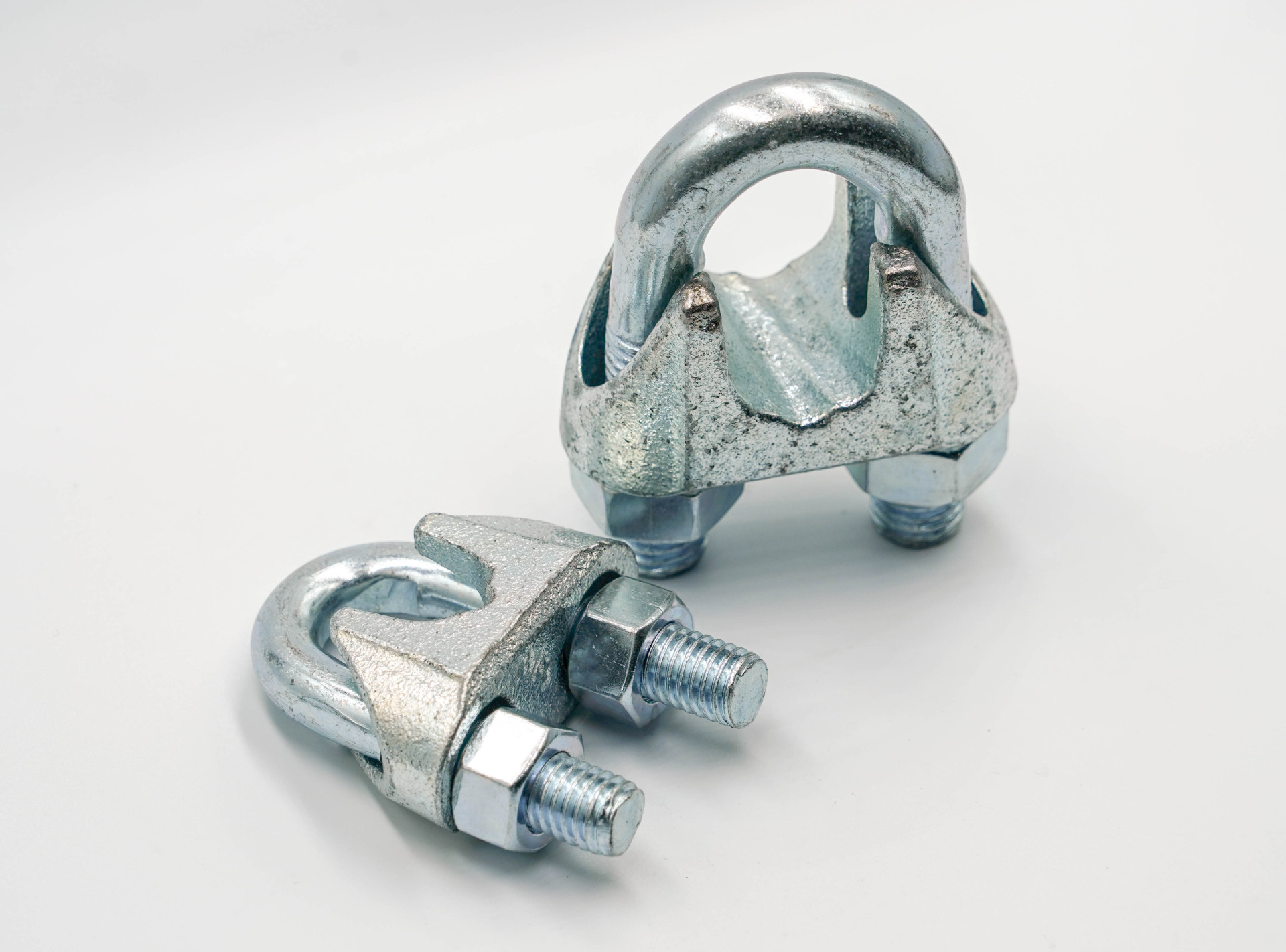 山东即墨厂家 德式DIN741铸造电镀锌玛钢卡头 规格全