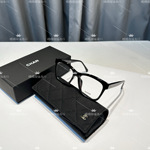 细节无误小香眼镜框CH3392黑色弹簧腿小红书博主代发板材黑框素颜