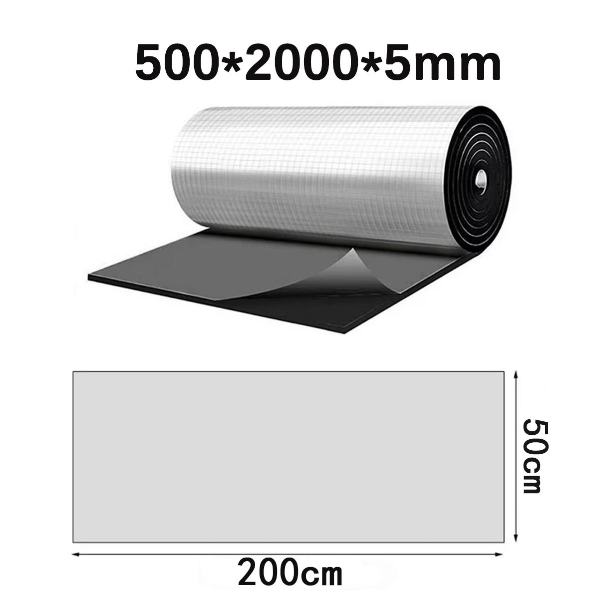 Capó de algodón insonorizante de automóvil 5mm 10mm de espesor de aluminio algodón aislante térmico grueso resistente al fuego algodón aislante térmico resistente a altas temperaturas