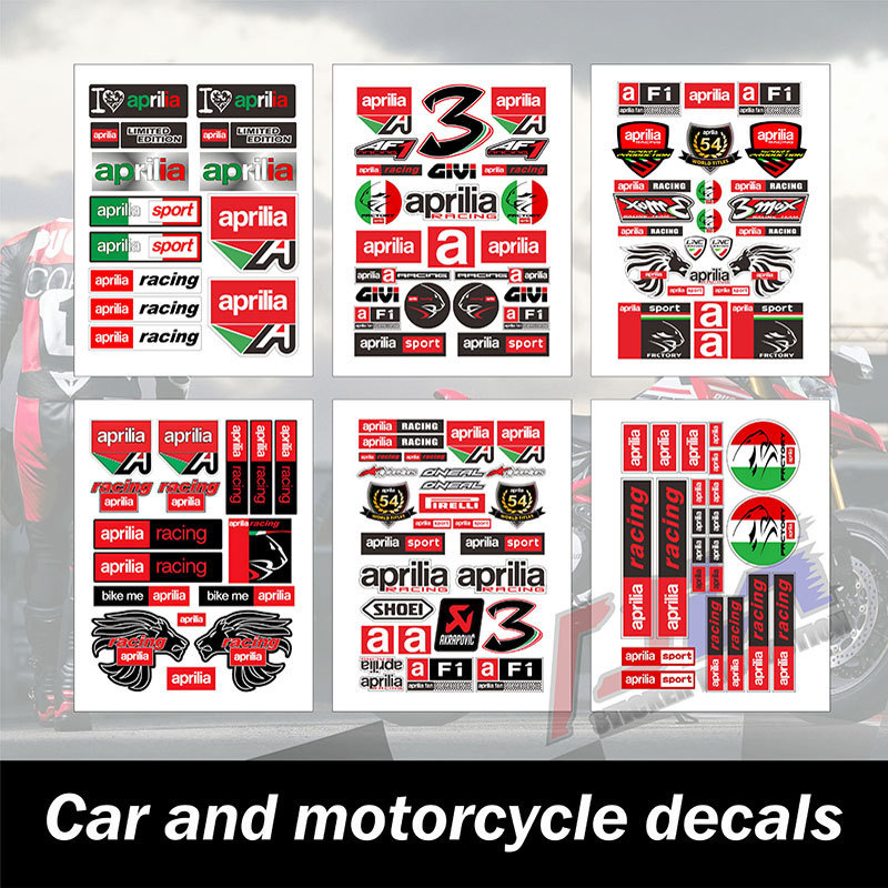 Suitable for Aprilia Rs660/Rsv4 Motorcycle Modification Reflective Body Stickers Decorative Helmet Decals
