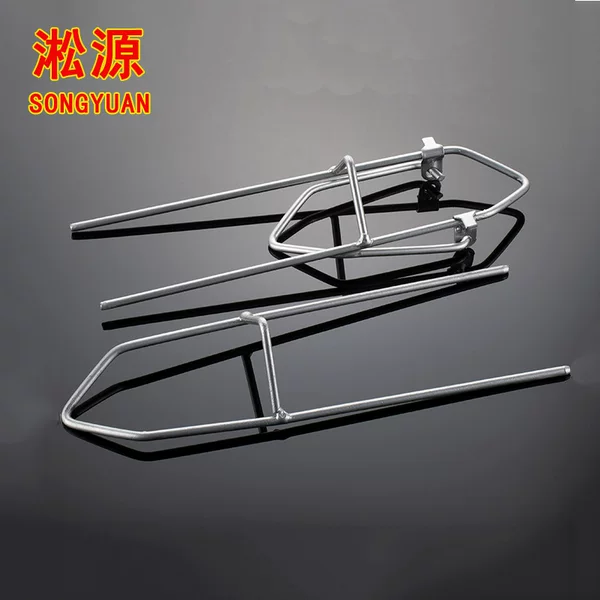 Hand Rod and sea Rod dual-purpose bracket galvanized adjustable simple fishing rod bracket non-slip non-hurt rod insertion bracket