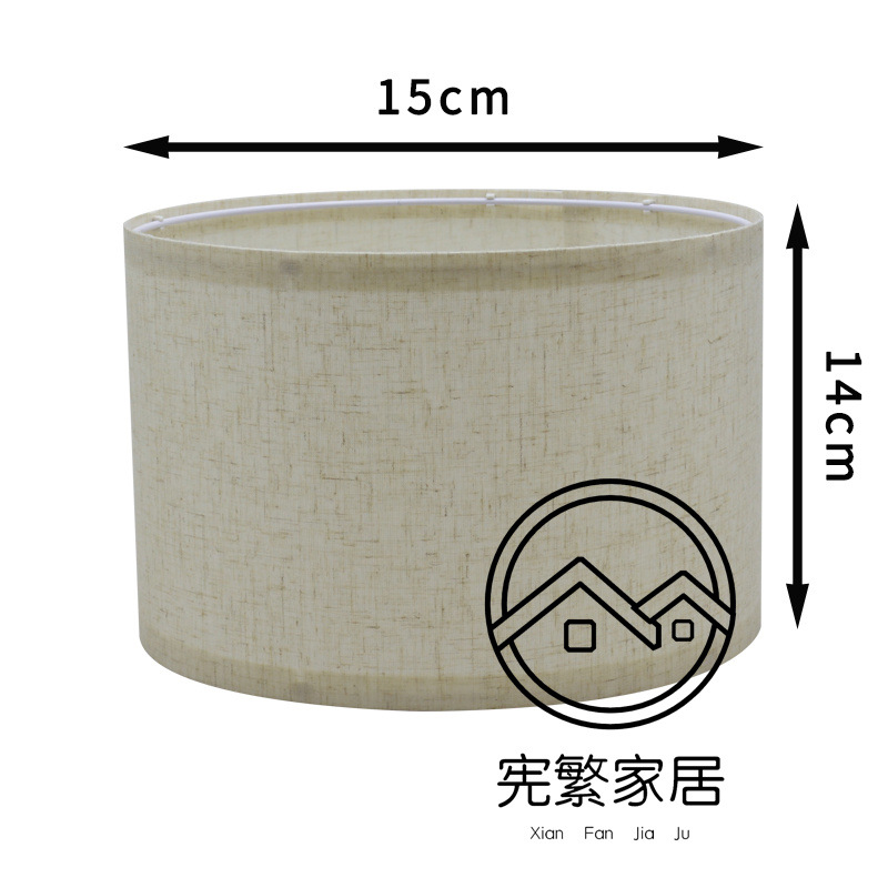 Transfronteriza desmontable plegable KD pantalla Shell sombreado redondo de lino de tela de mesa lámpara de pared lámpara de pie lámpara colgante Accesorios