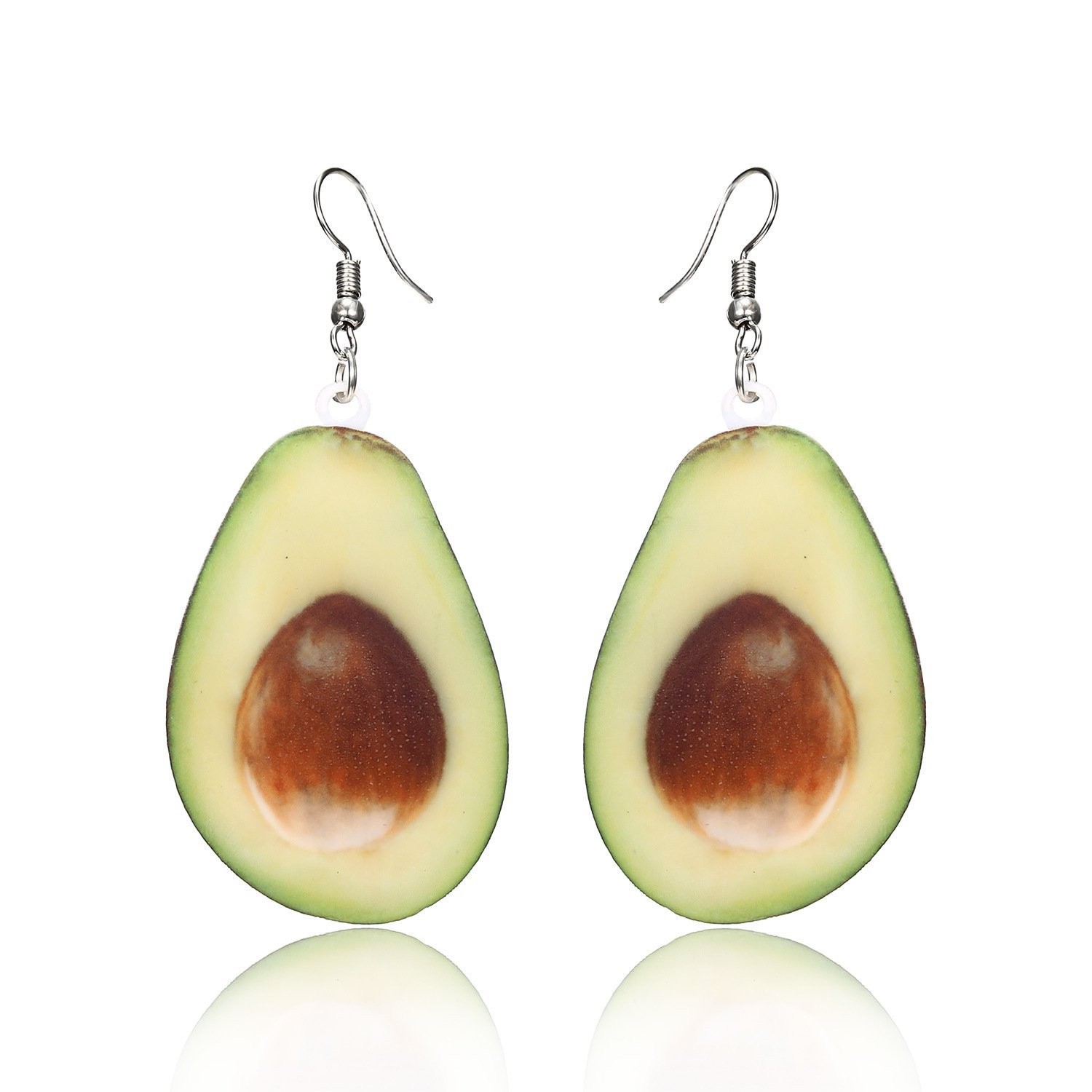 Nuevo manifiesto de moda transfronterizo creativo e interesante pendientes de fruta acrílico pendientes planos adecuados para mujeres y niñas