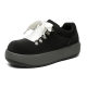 Foreign trade 2025 new niche Q version big head leather shoes thick bottom increased casual shoes men's shoes a generation of Z209