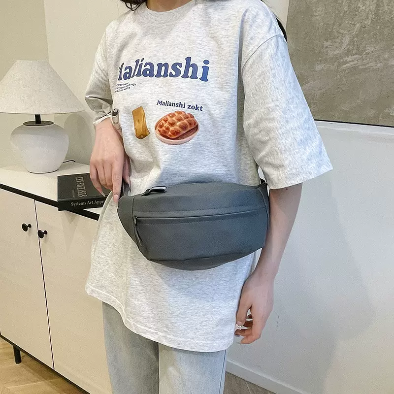 胸包男ins潮流小包时尚日系休闲斜挎包运动机车男士腰包女单肩包