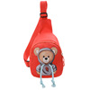 Children's bag for boys, dinosaur, chest bag, sports shoulder bag for leisure, cartoon one-shoulder bag, wholesale