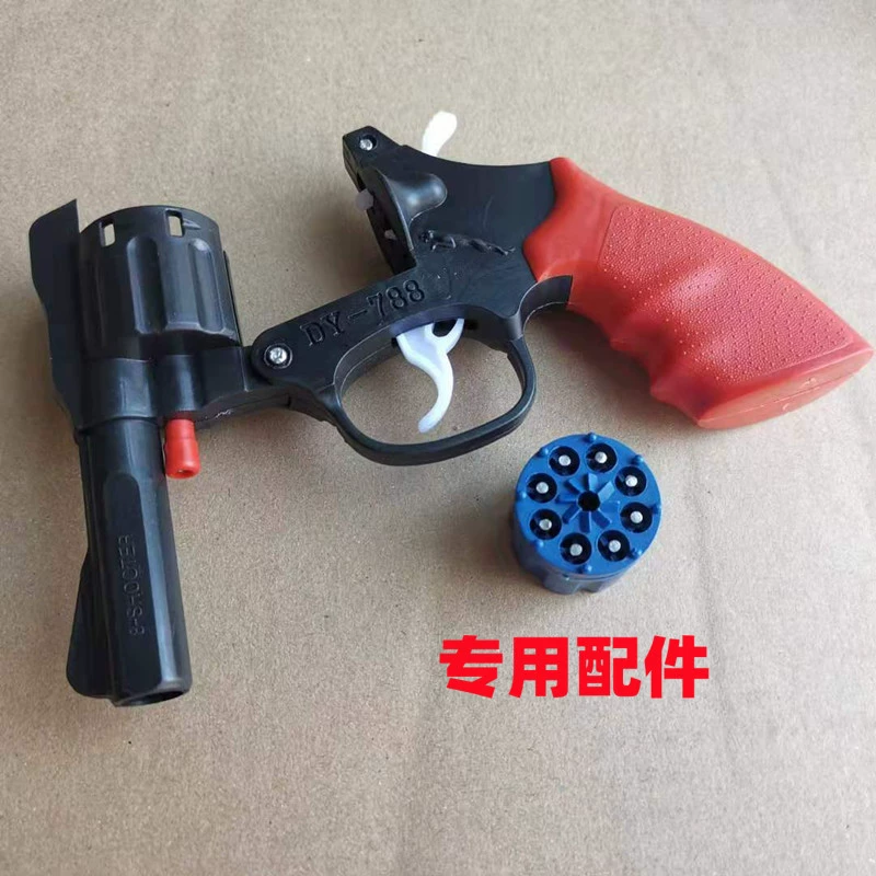 Внешняя торговля игрушечные аксессуары револьвер модель разбивающая бумажная пушка прямая продажа с фабрики