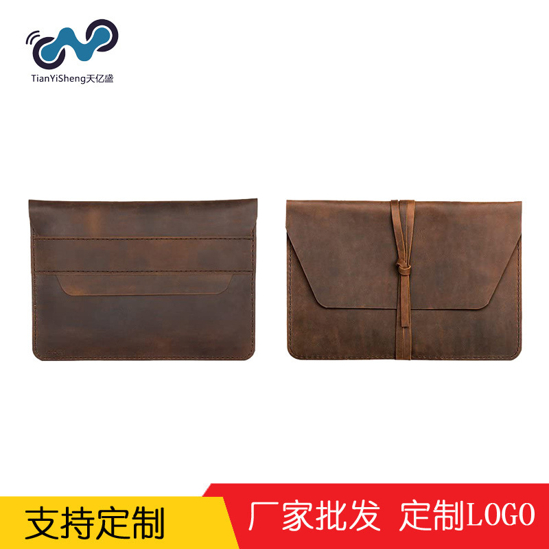 Leather Sleeve Laptop Sleeve Leather Sleeve for Tablet PC