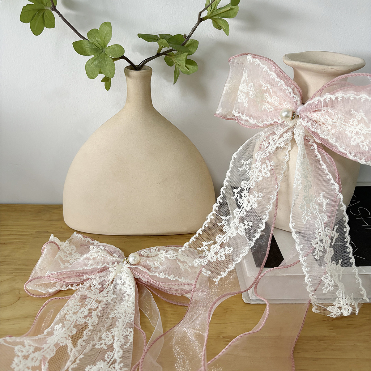 Nuevo arco de encaje transfronterizo doble cortina de cortina correa de ventana de sala de estar correa de cortina SHEIN en stock