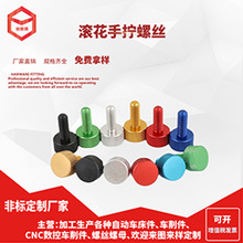 陽極氧化彩色鋁合金手擰螺釘調節電腦機箱改裝DIY螺絲M3M4M5M1656