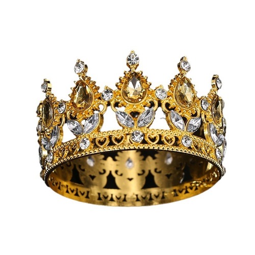 Original cross-border flower cake decoration colorful European and American Baroque crown wedding photo studio accessories