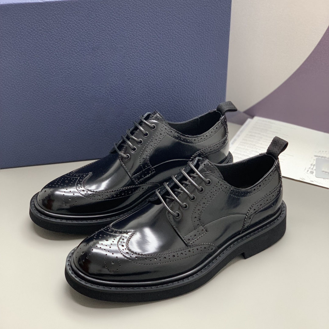 Herren Freizeitschuhe Aus Echtleder Formelle Lederschuhe_voghion.com