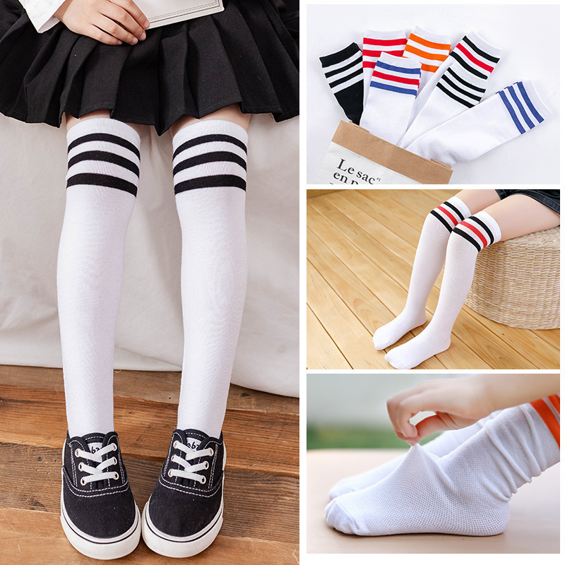 Children's Stockings Students Socks Boys Football Socks Baby High Stockings Girls Dance Socks Show Stockings