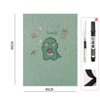motorcycle foot pad battery car – Electric vehicle foot mat - self-cut-4560-milk-tea-comes-with-knife-pen-and-velcro