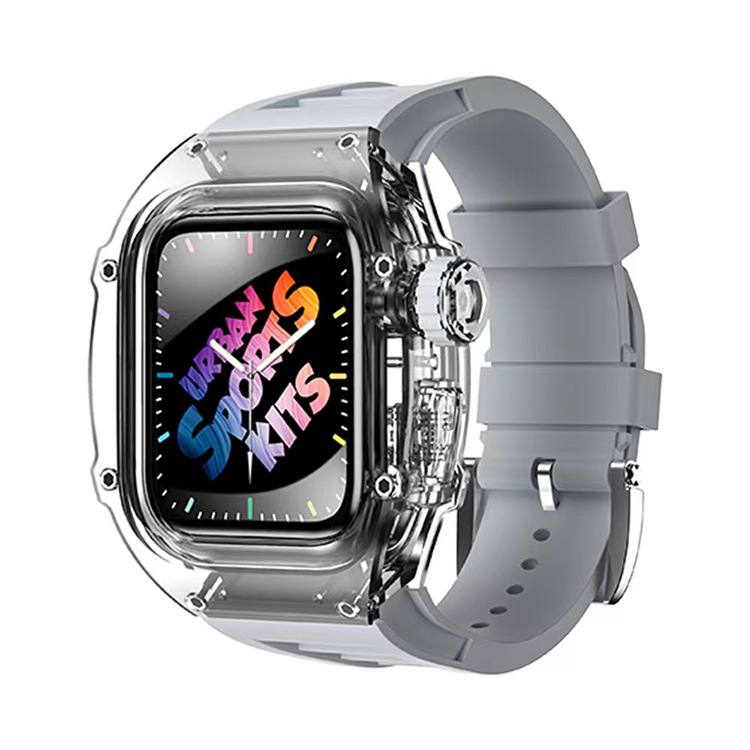 Modificado Richard AppleWatch vaina para Apple Watch S876 Correa iwatch funda protectora transparente