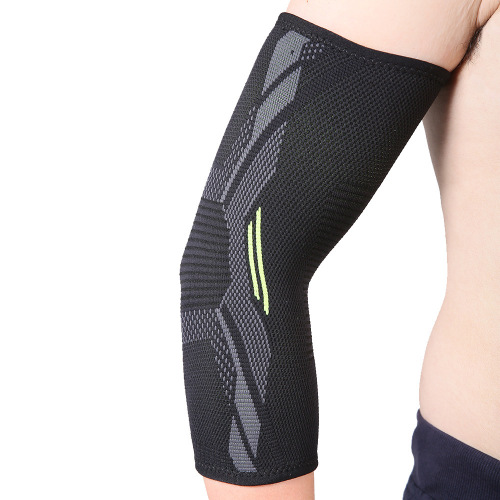 Men's and Women's Knitted Elbow Support Braces with Extended Wrist Guards, Sweat-Proof and Breathable for Cycling, Fitness, Basketball, and Sports Protection