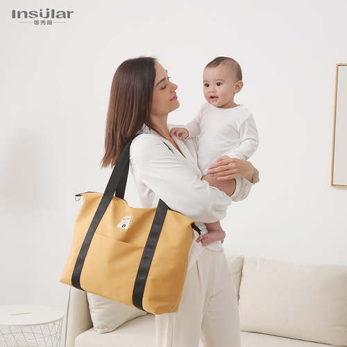 Yinxiuli multifunctional crossbody single shoulder large capacity mommy bag waterproof mother and baby bag portable expecting mother bag cross-border