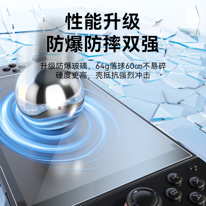 适用任天堂Switch2代AR增透降反射钢化膜 Switch2掌机全屏保护膜|undefined