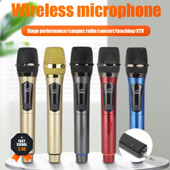 58 Pieces Wireless Microphone with Dual Charging, Stage Home Karaoke KTV Singing for All Outdoor Speaker Conference Performance Universal